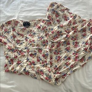 Solutions Floral Button-Front Dress